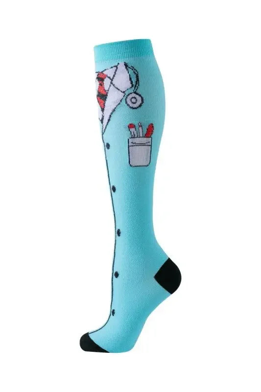 58 Styles Compression Socks for Men and Women Medical Diabetes Varicose Veins Sports Socks for Running Cycling Travel Flight