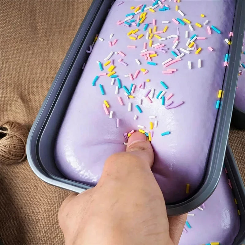 Super Soft Sprinkle Jumbo Box Cake Squishies Fragrant Slow Rebound Non-toxic ASMR Healing Stress Relief Fidget Toy Adult Gift