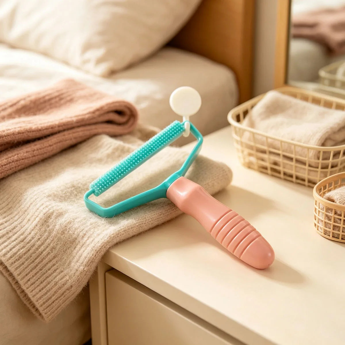 Car Multi-functional Double-sided Cushion Blanket Cleaning Razor 1 Pc