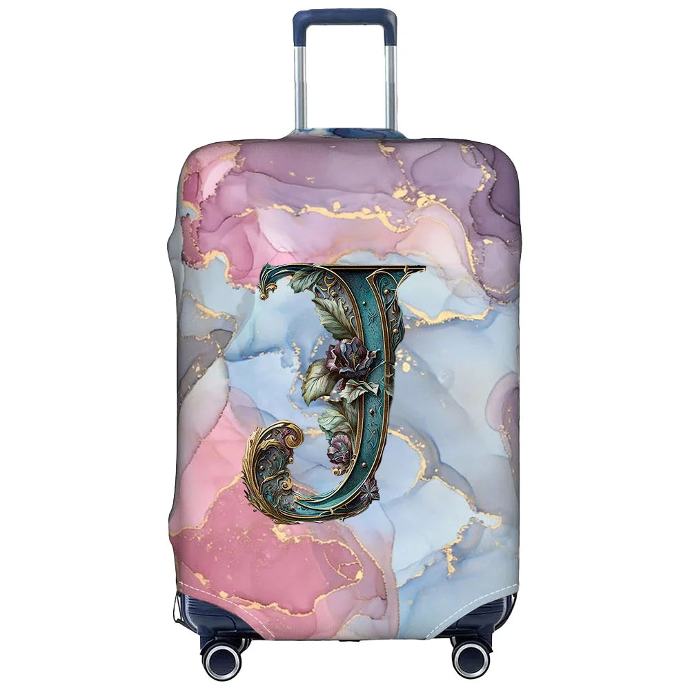 Luggage Cover Stretch Fabric Suitcase Protector Case Graphic Series Baggage Dust Case Cover Suitable 18-32 Inch Suitcase