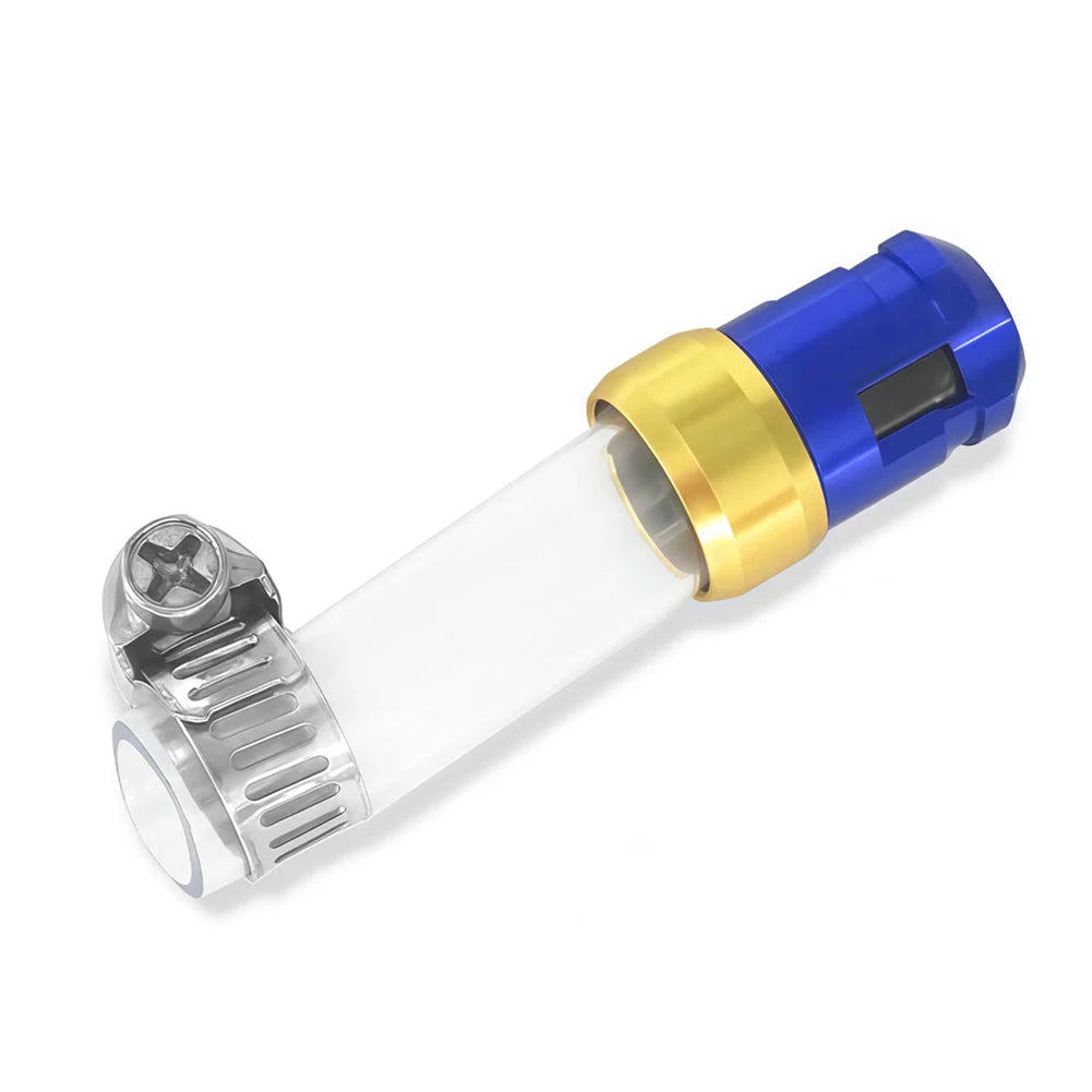 1pc Motorcycle Accessories Air Filter Drain Pipe Aluminum Alloy Head