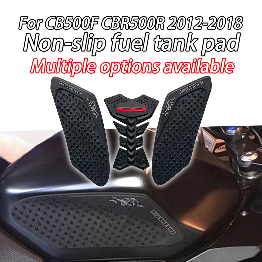 Suitable for Honda CB500F CBR500R 2012-2018 Motorcycle Sticker Tank Anti-Slip Pad Rubber Heat-Resistant Side Sticker Accessories