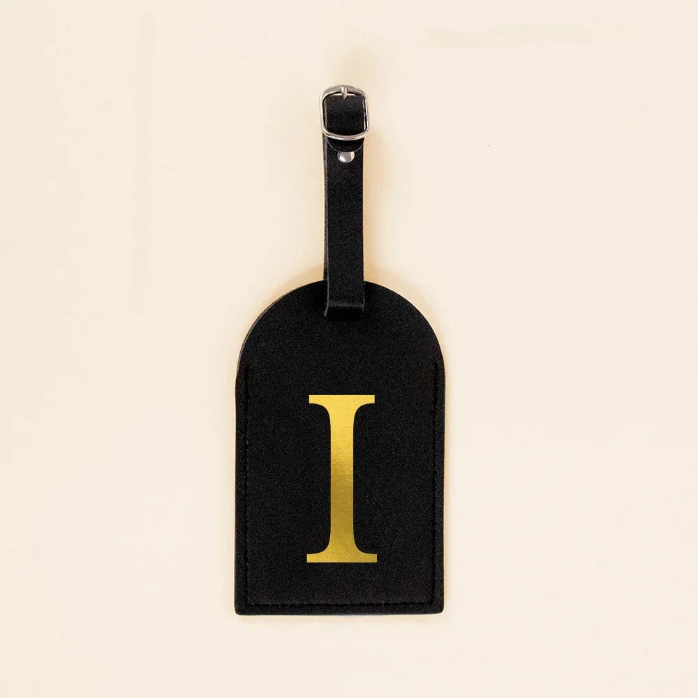 Initial Luggage Tags Handbag key Holders Travel Bag Key Wallets Label Tag Suitcase Identify Labels with Privacy Cover