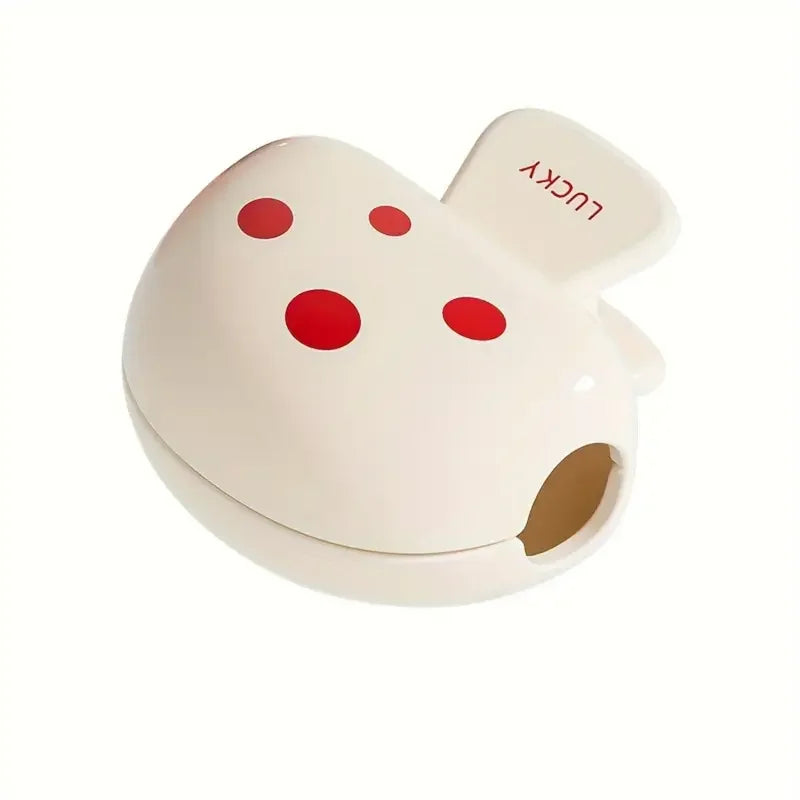 ravel Toothbrush Case - Compact Clip-On Cover, Durable & Washable, White/Red/Yellow - Ideal for Home, Trips & Outdoor Use