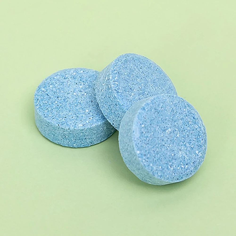 20/40/60Pcs Solid Cleaner Multifunctional Effervescent Tablets Mini for Car Washing Maintenance for Glass Toilet Window Cleaning