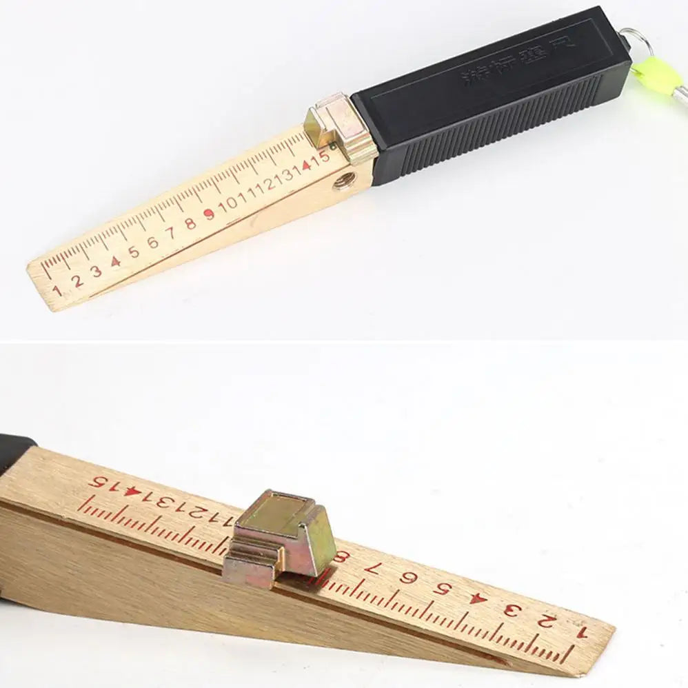 0.2/0.5mm Wedge Shaped Vernier Feeler Gauge Inspection Flatness Measuring Tool for House Engineering