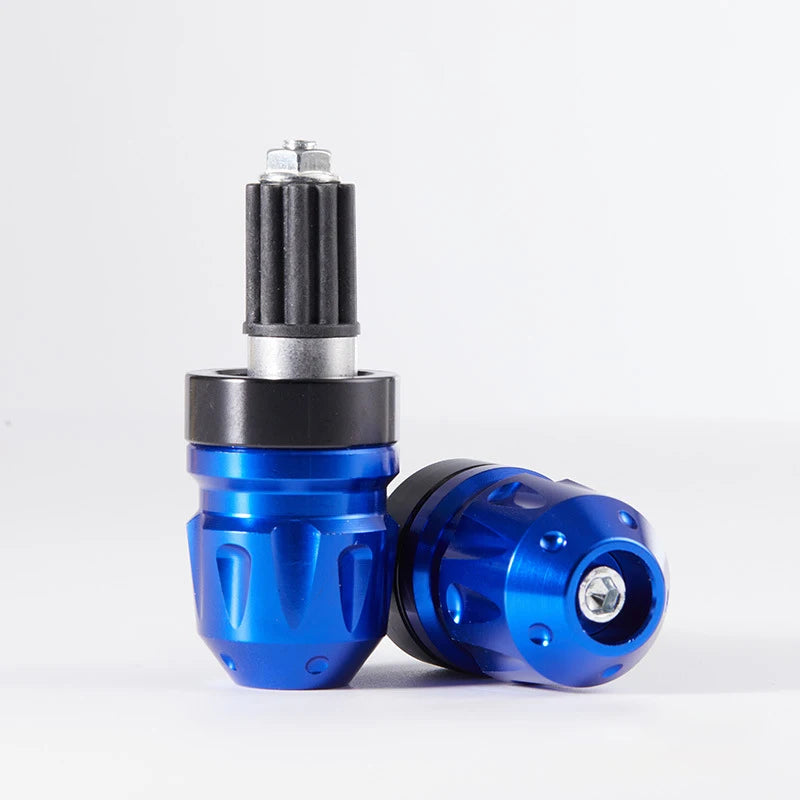 2Pcs Universal Motorcycle Handlebar Grips Handle Bar Cap End Plugs Counterweight Cap Protective Aesthetic Accessories