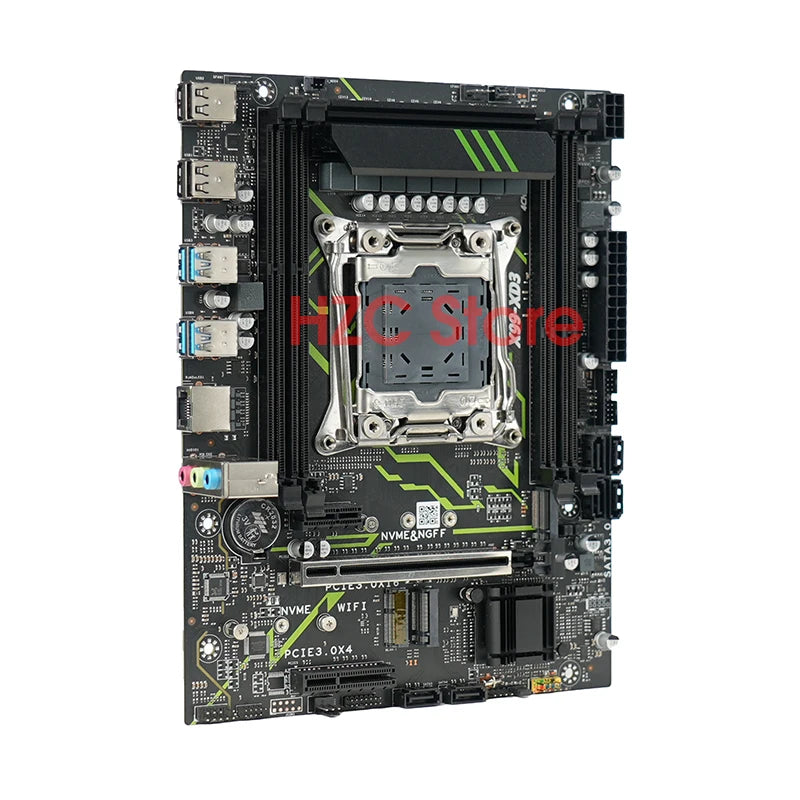 X99 DDR3 Motherboard Combo Set Kit with Xeon E5 2696 V3 CPU and 32GB DDR3 1600MHz Memory Complete Set TPM 2.0 PIN C612 X99 Kit
