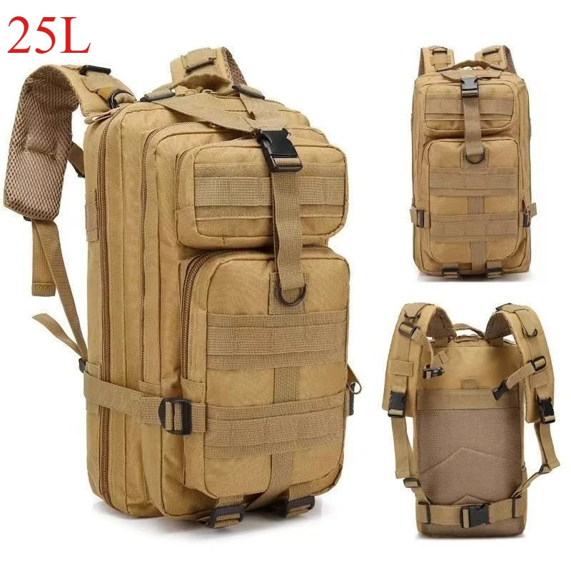25L/50L 1000D Nylon Waterproof Trekking Fishing Hunting Bag Backpack Outdoor Rucksacks Tactical Sports Camping Hiking