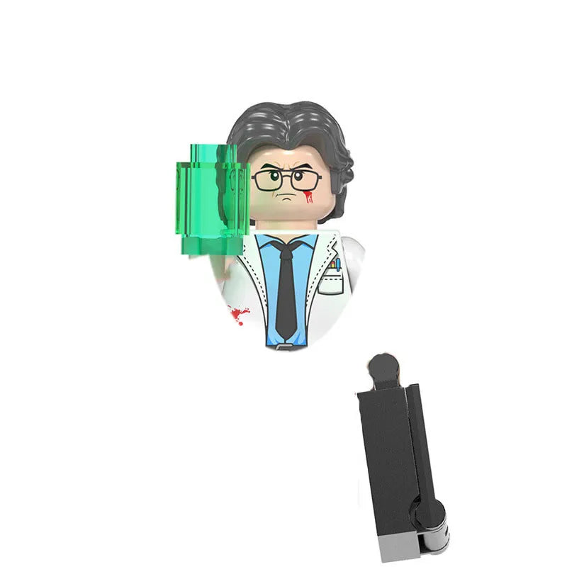 WM839 Horror Movie Zombie Building Blocks Bricks Dolls Mini Action Toy Figures Assemble Blocks Kids Gifts