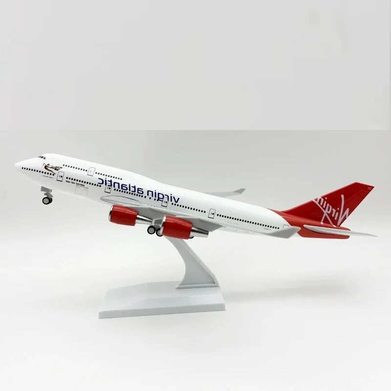 30cm Scale Plane 1/250 B747 Series Model Airplane Toy Resin Diecast Airplanes Building Kit (With Stand) Aviation Toys for Boys