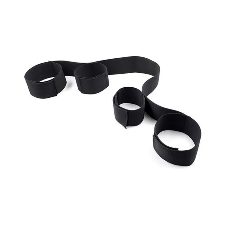 Female Handcuff Neck Collar Wrist Mouth Gag Strap Fetish SM Sex Toys Woman Couples Bdsm Bondage Set Restraint Adult Game Product