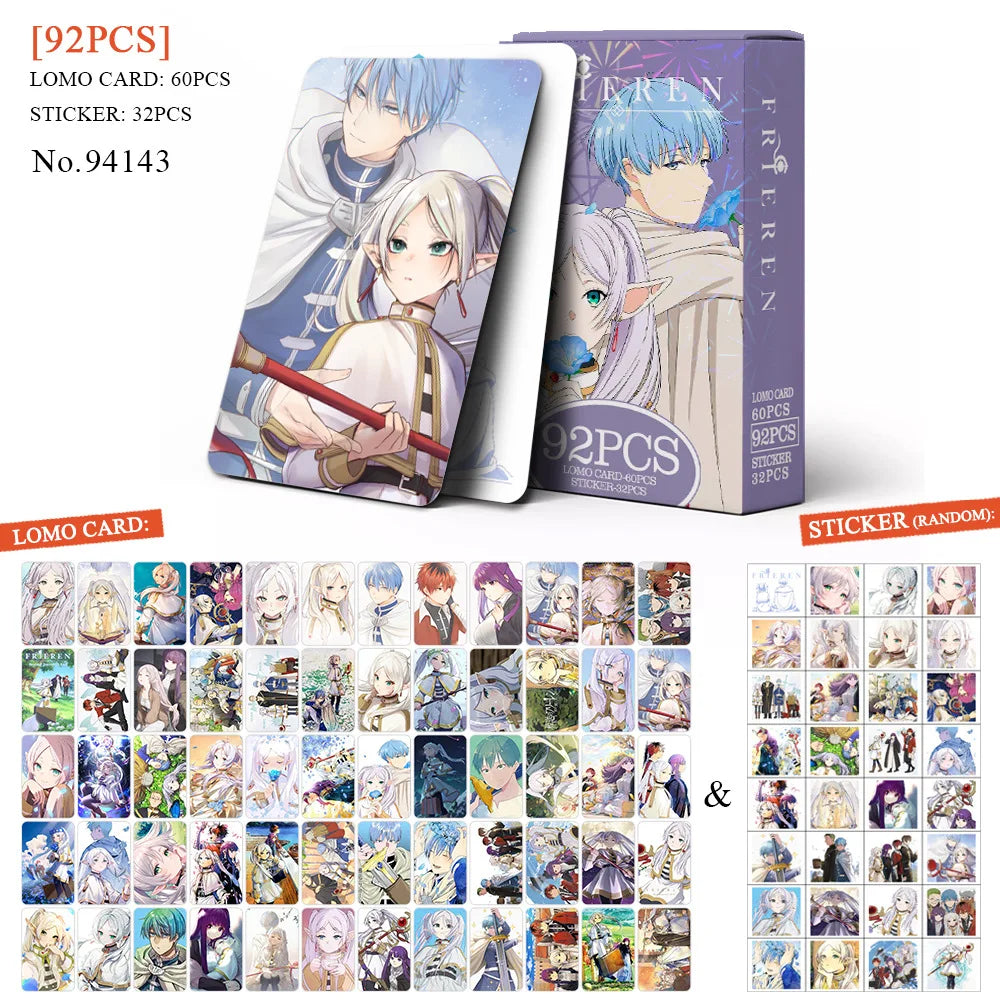 30-92Pcs/Set Anime Card Lomo Card Mini Sticker Print Pictures Postcard Games Card Fans Collection Cards Gifts