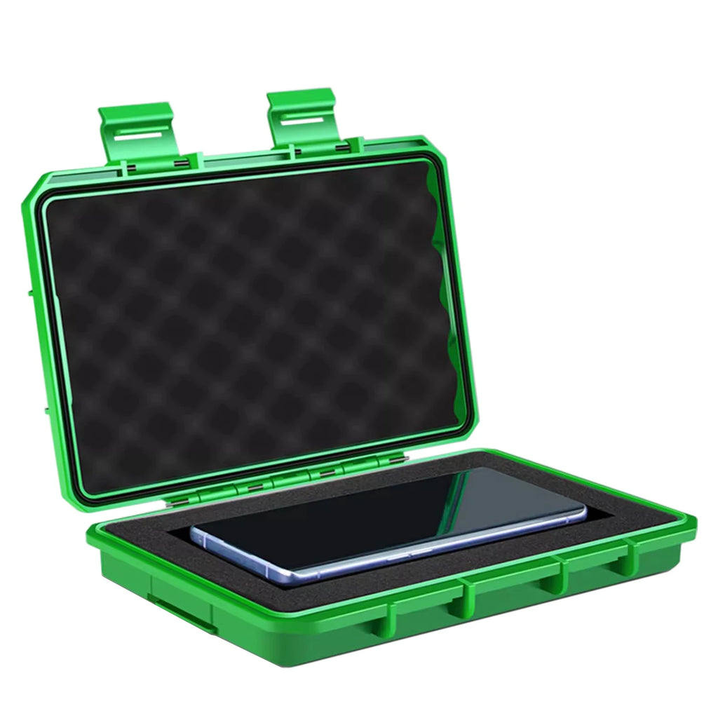1Pc Shockproof Sealed Safety Case toolbox Airtight waterproof tool box Instrument case Dry Box with pre-cut foam Lockable