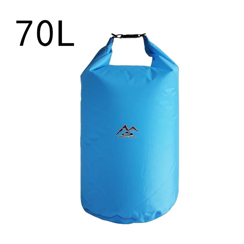 5L 10L 20L 40L 70L Waterproof Large Capacity Bag Dry Bag For Camping Hiking Swimming Rafting Kayak River Trekking Bags