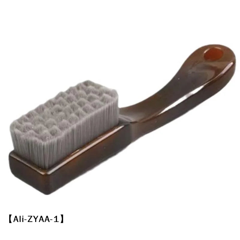 【A】New Portable Checkerboard 10000 Bristle Antique Polishing Brush For Diamond Walnut Olive Pit Deep Cleaning Brightening