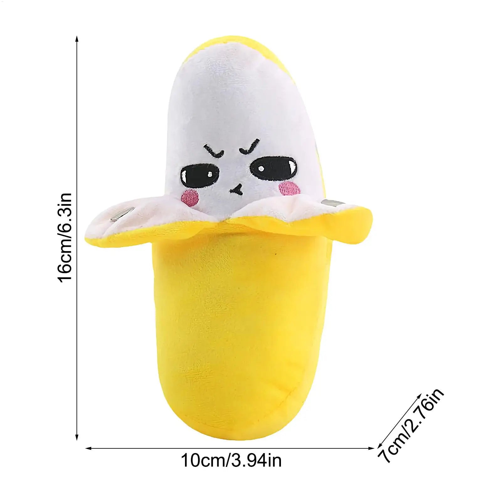 Kids Banana Fruit Induction Beat Toy Creative Music Dolls Kawaii Parent-child Toys Sensory Party Game Musical Learning Companion