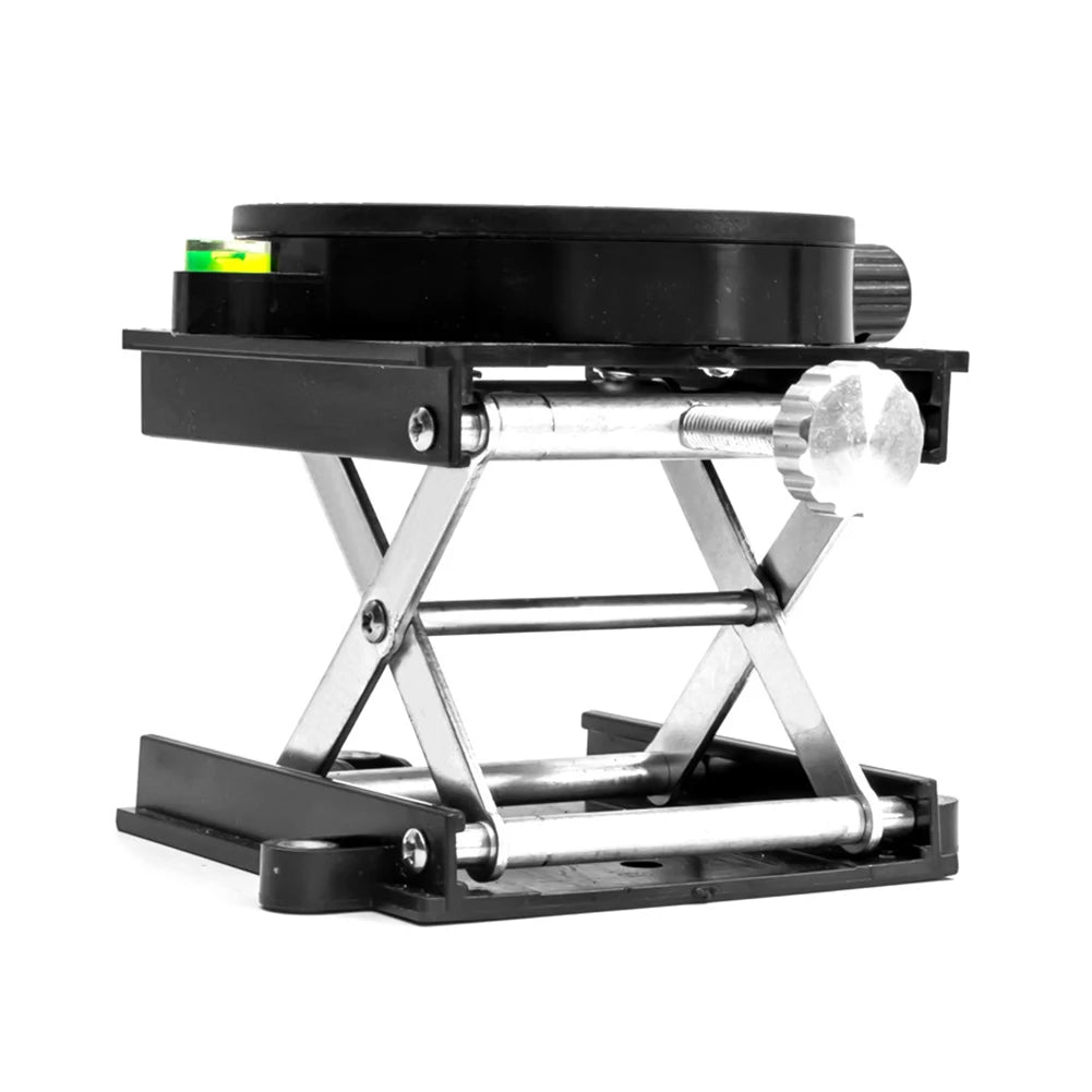 Aluminium Alloy Laser Support Base Lifting Platform 360 Degree Rotation Table Lifting Stand Platform Automatic Leveling Bracket
