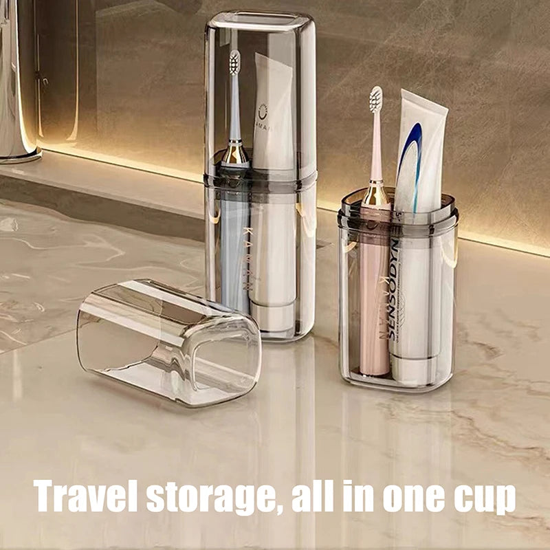 Transparent Toothbrush Travel Containers Portable Toothbrush Case Outdoor/business Trip/travel Acessories