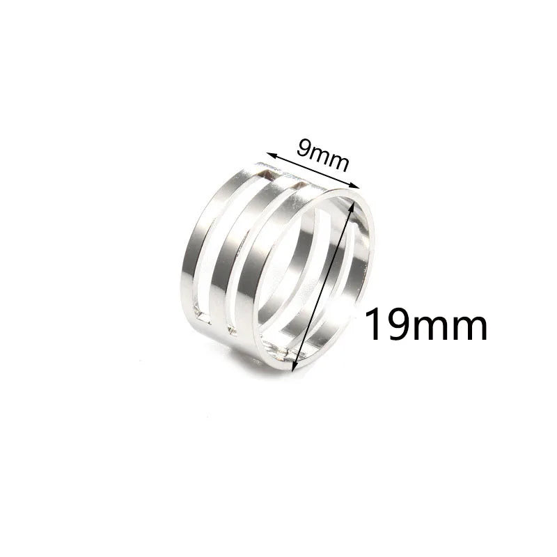 1Pc Stainless Steel Opening Jump Ring 18mm Round Circle Bead Plier Closed Finger Jewelry Tools for DIY Jewelry Making Tool