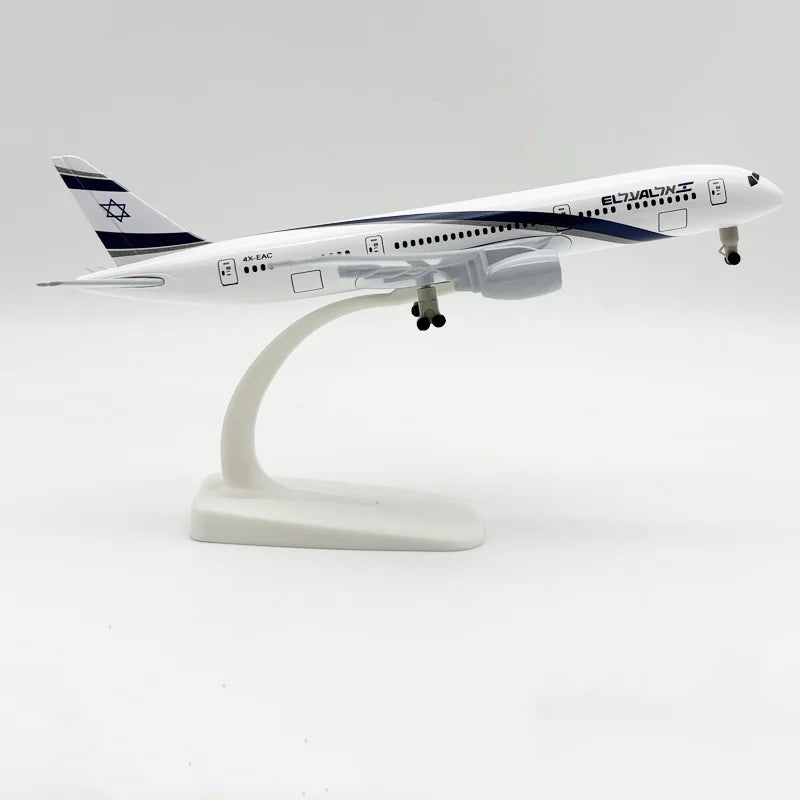 Scale Aircraft 20cm Israel AIR B787 Airways Metal Child Toy Plane Replica Miniature Airplane Model Collection Model Aircraft