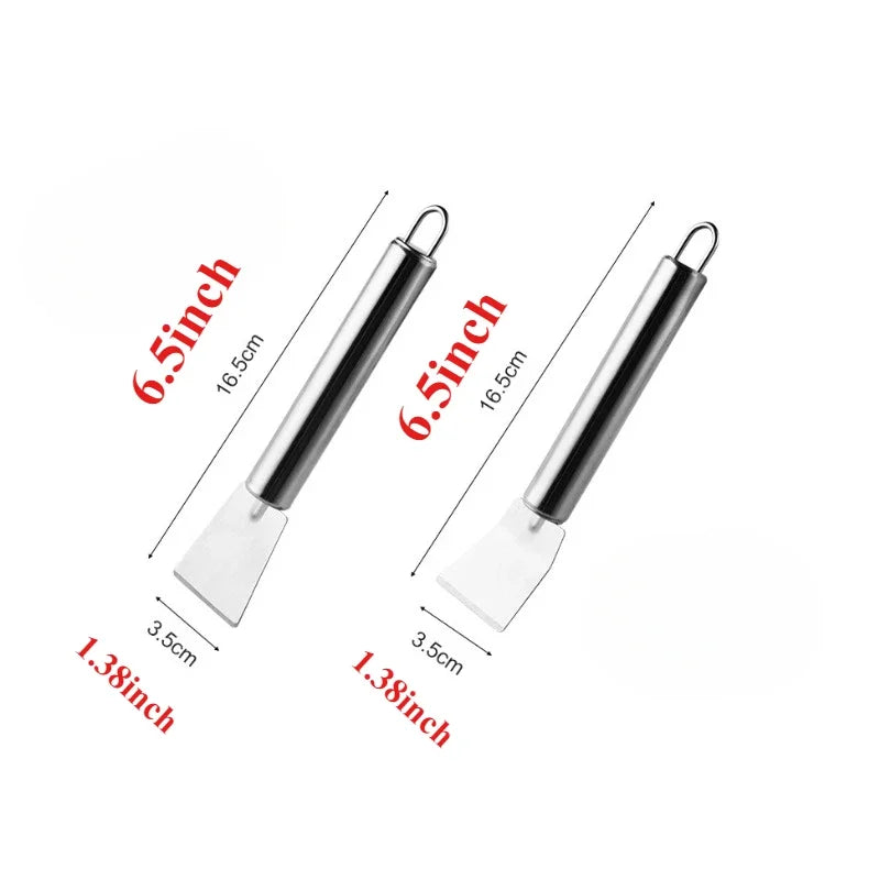1pc BBQ Cleaning Spatula Clean BBQ Cleaning Tools Kitchen Degreasing Kitchen Utensils Hanging Knife Scraper
