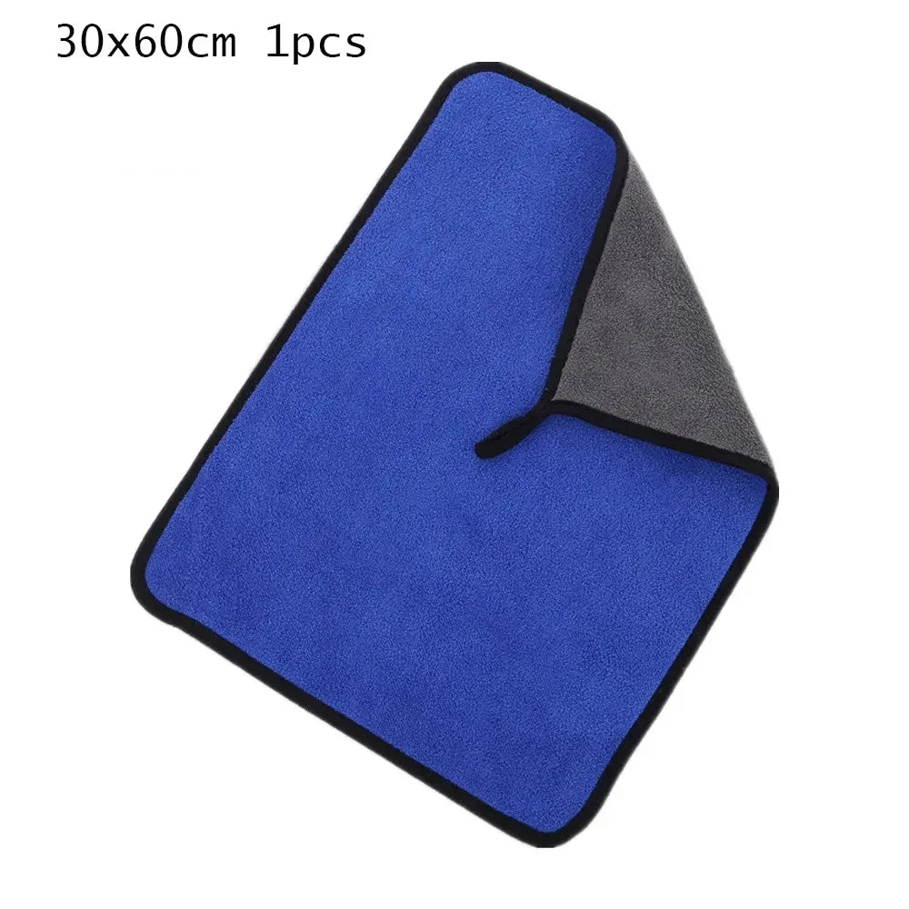 Towel Microfiber  Car Wash Cleaning Drying Cloth Multiple Size Colors Car Motorcycle Household Care Detailing