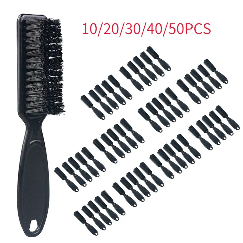 10/20/30/40/50Pcs Wholesale Plastic Soft Bristle Haircut Fading Brush Combo Set Neck Broken Hair Cleaning Dust Removal Tools