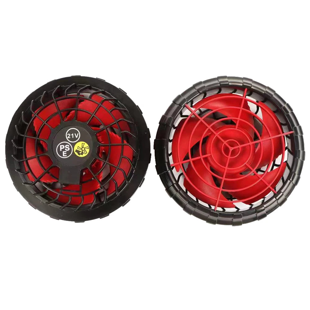 21v air conditioning clothes Cooling Fan Vest heat relief cooling clothing fan turbine cooling air conditioning fan battery set