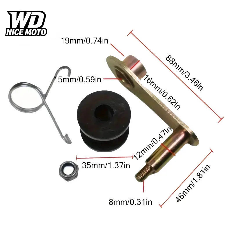 High Quality Heavy Duty Chain Roller Tensioner W/Spring For 110cc For 125cc Dirt Pit Mini Bike Moto Dirt Bike Accessories