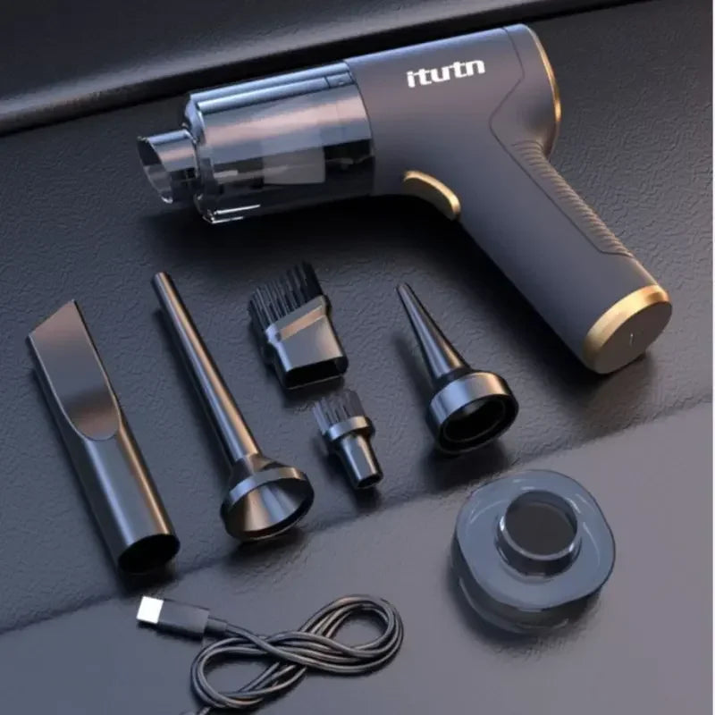 ITUTN Wireless Car Vacuum Cleaner High Pressure Powerful Vacuum Cleaner Vehicle Cleaner Cleaning Machine Strong Suction Blower