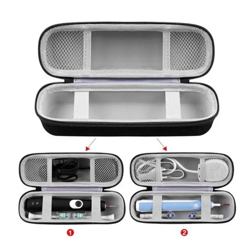 Portable EVA Electric Toothbrush Storage Case Travel Holder Waterproof Dental Tools Carrying Hard Case Protective Shell