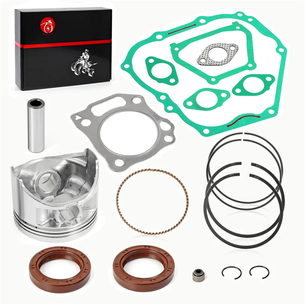 357cc ENGINE REBUILD KIT 0.25mm Oversize Piston RINGS GASKETS SEALS For YAMAHA 4Cycle GOLF CART MOTOR G21 22 23 27 28 YDRA 00-13
