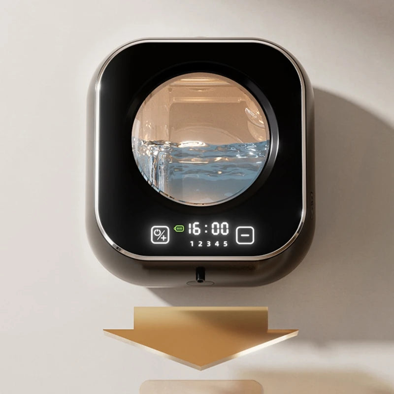 Wall Mounted Automatic Soap Dispenser with Large Capacity Non-contact Rechargeable Sensor Kitchen with LED Intelligence Cleaning