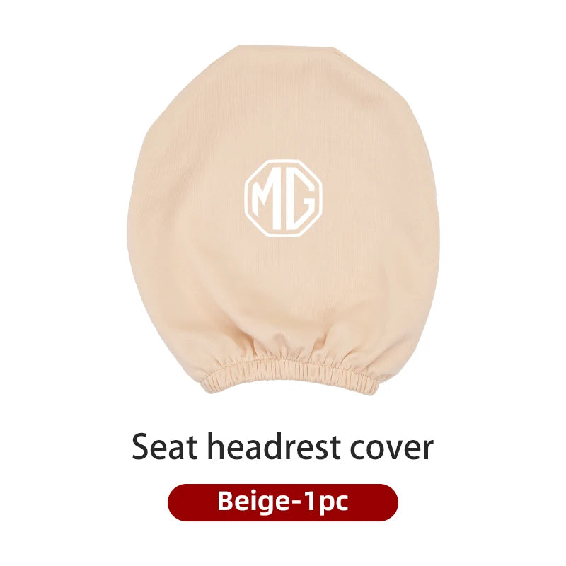 Car Seat Headrest Protective Cover Anti-Dirty Pillow Protector For Morris Garages MG 6 3 5 7 TF ZR ZS HS GS GT Hector RX5 RX8