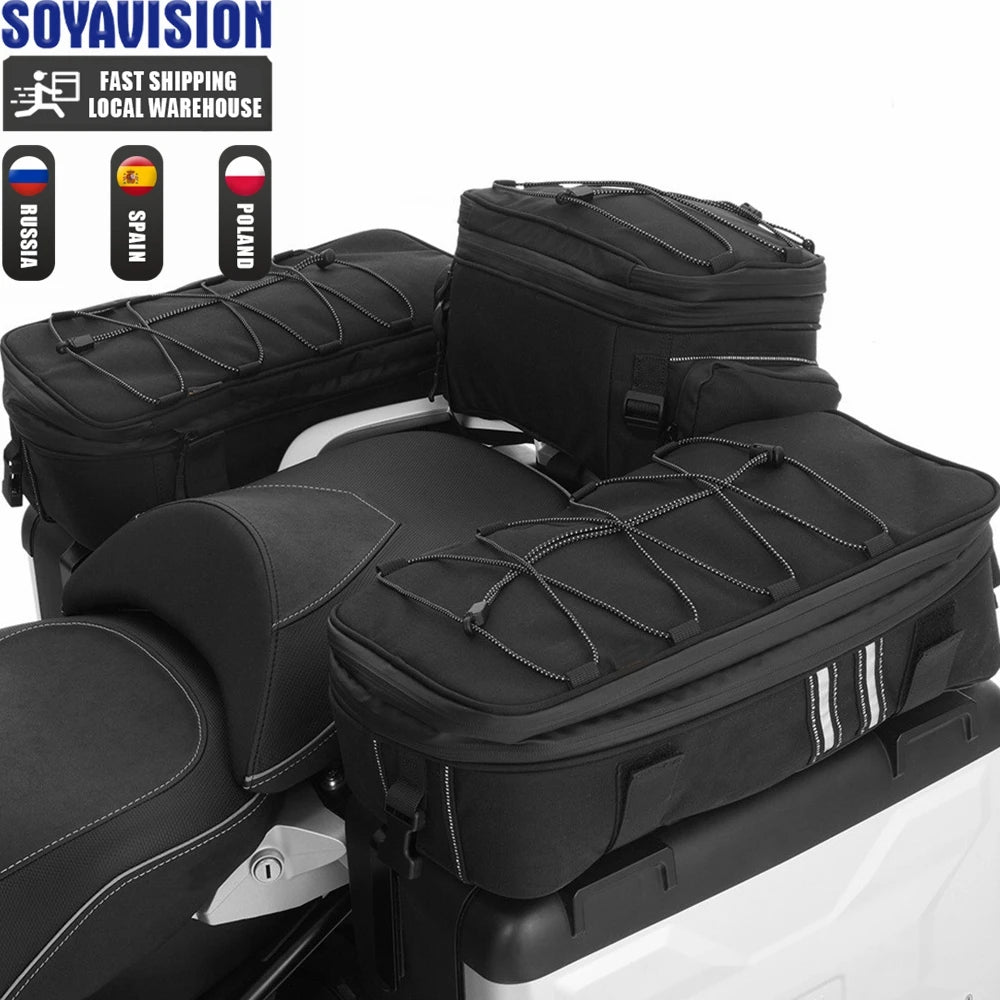 Universal Motorcycle Parts Top Bags For BMW R1200GS F650GS G310GS ADV F750GS F850GS YAMAHA Honda Top Box Bag Side Case Luggage