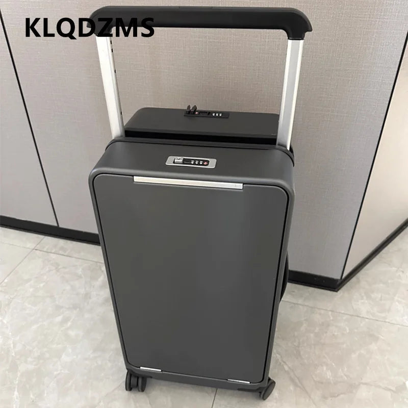 KLQDZMS 24"26"Carry-on Travel Luggage 20 Inches ABS + PC Boarding Box Men's Business Trolley Case Universal Wheel Suitcase