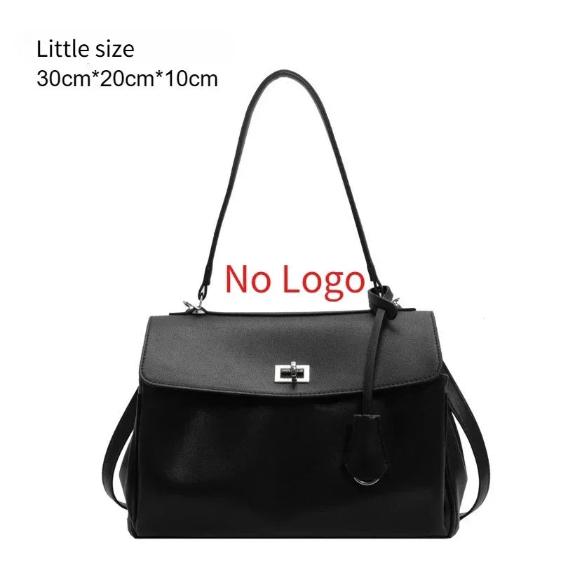New Stylish Large-capacity Platinum Bag, Women's Casual Versatile Commuting Crossbody Bag, Modern Neutral Business Handbag