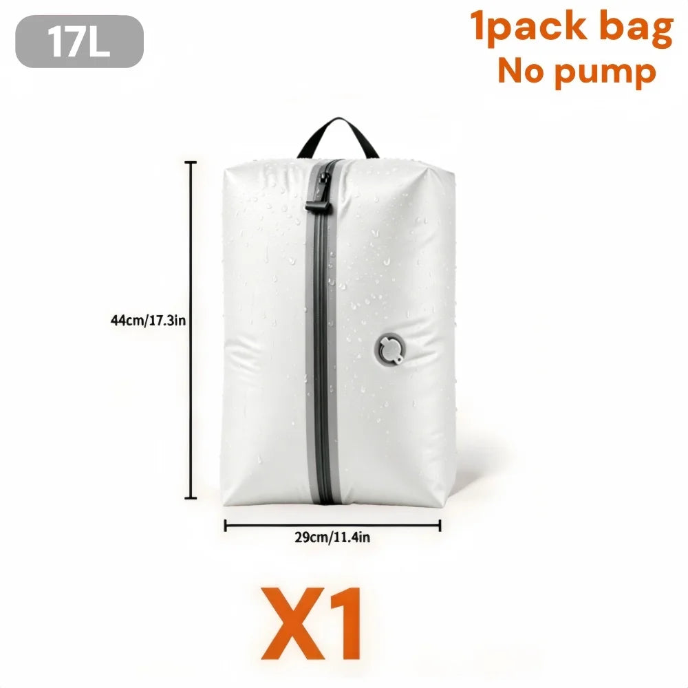 Travel Accessories Compression Bag Clothes Vacuum Storage Bags Reusable Luggage Suitcase Space Saver Clothing Packaging Bag