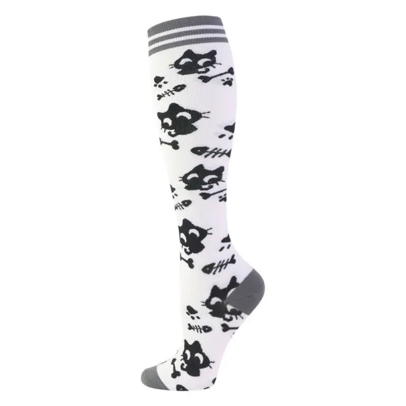 Compression Socks for Men and Women Medical Althetic Diabetes Varicose Veins Sports Socks for Running Cycling Travel Flight