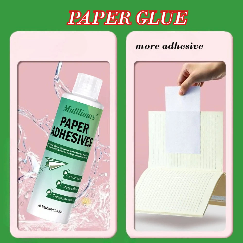 Paper Super Glue Strong Bonding Adhesive ForHandcrafted DIY Scrapbooking Paper Craft,Book Glue Student Stationery OfficeSupplies