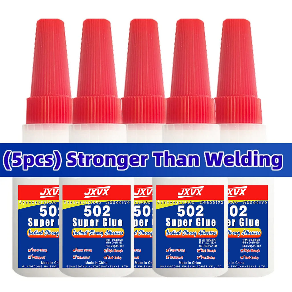 20g Professional 502 Super Adhesive Strong Fast Instant Adhesive Cyanoacrylate Hardware Metal Cars Wood Craft Hobby Seconds Bond