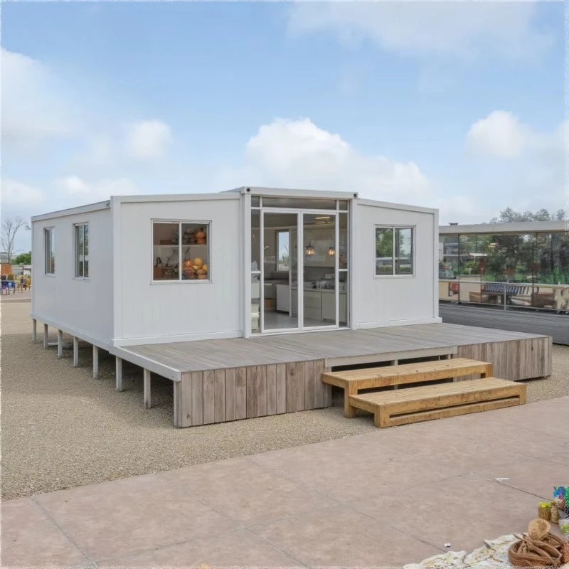 Hot Sale Chinese  Lightweight Easy-install Modular Steel House for Private Vacation Villa