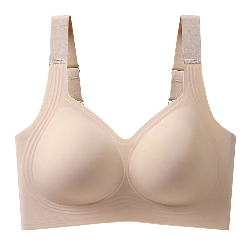 Leopard Jelly Bras No Underwire Push Up Wireless Bra Seamless Lift Bras Full Coverage Bralette Everyday Brassiere Plus Size