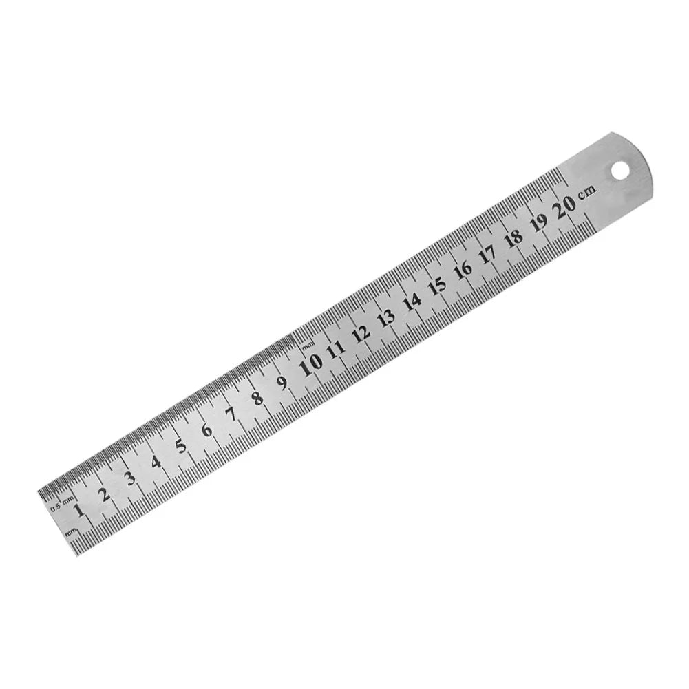 Stainless Steel Ruler Metal Ruler High Precision Centimeter Ruler Measuring Ruler for  Office Home Engineer Craft