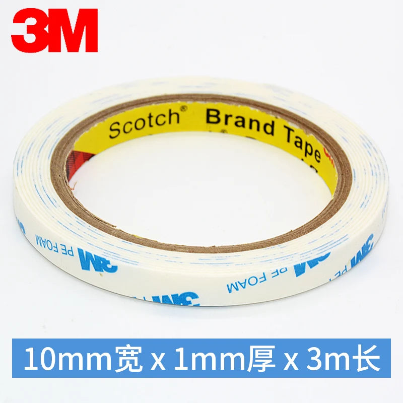 3M Strong Foam Double-Sided Adhesive 1600T Non-Trace High Viscosity Tape High Temperature Resistant Waterproof Adhesive Tape