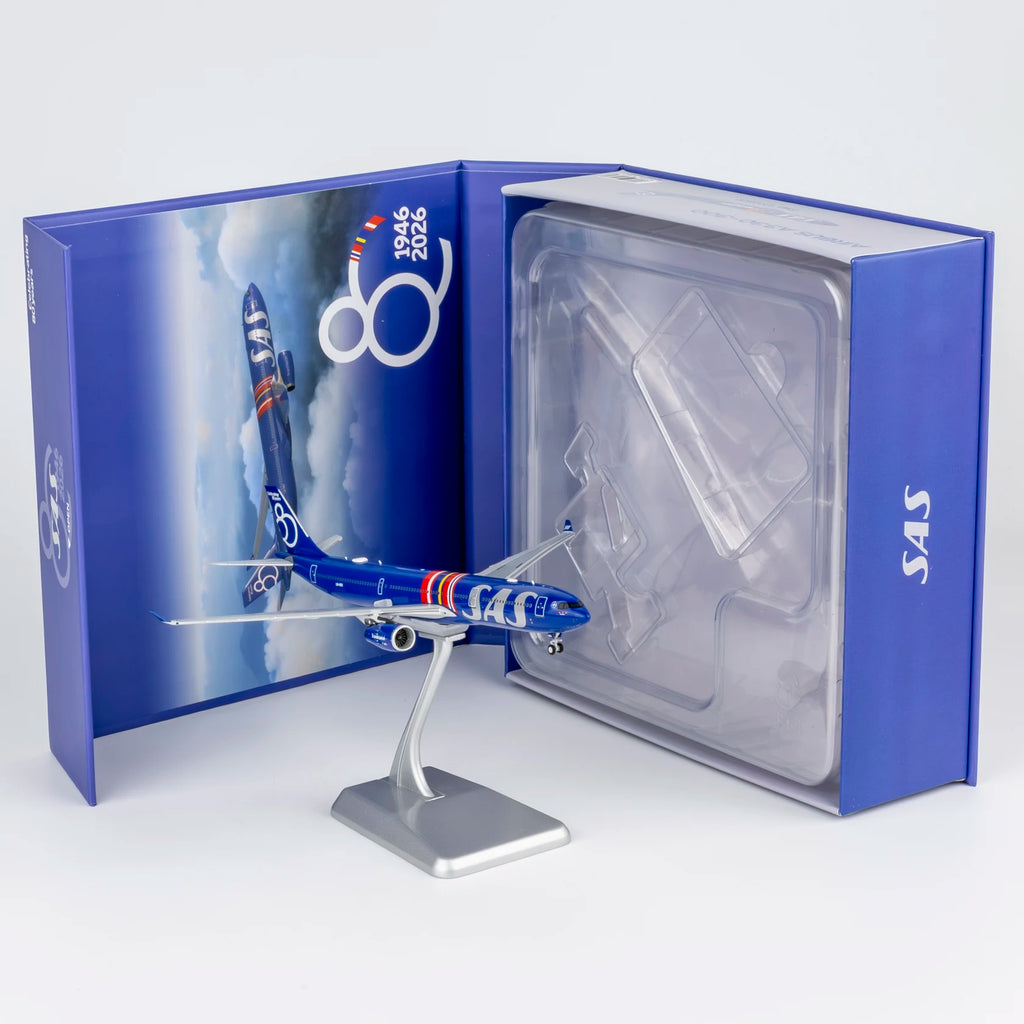 62088 Alloy Collectible Plane Gift NG Models 1:400 SAS Scandinavian Airlines Airbus A330-300 Diecast Aircraft Jet Model LN-RKR
