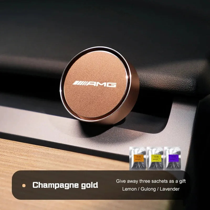 For Mercedes-Benz AMG A B C E S V A45 C43 CLA R-Class GLA GLB Car air outlet aromatherapy Air Freshener Solid Fragrance Diffuser