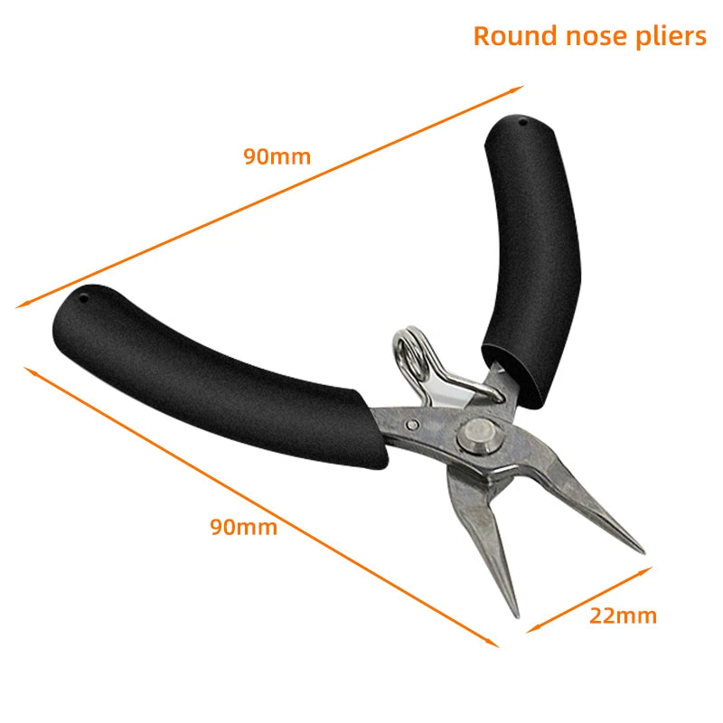 1pcs Mini Needle Nose Pliers Jewelry Accessories/Small Portable/DIY Making/Multi Shapes/Cutter Pliers For Handmade DIY Tools