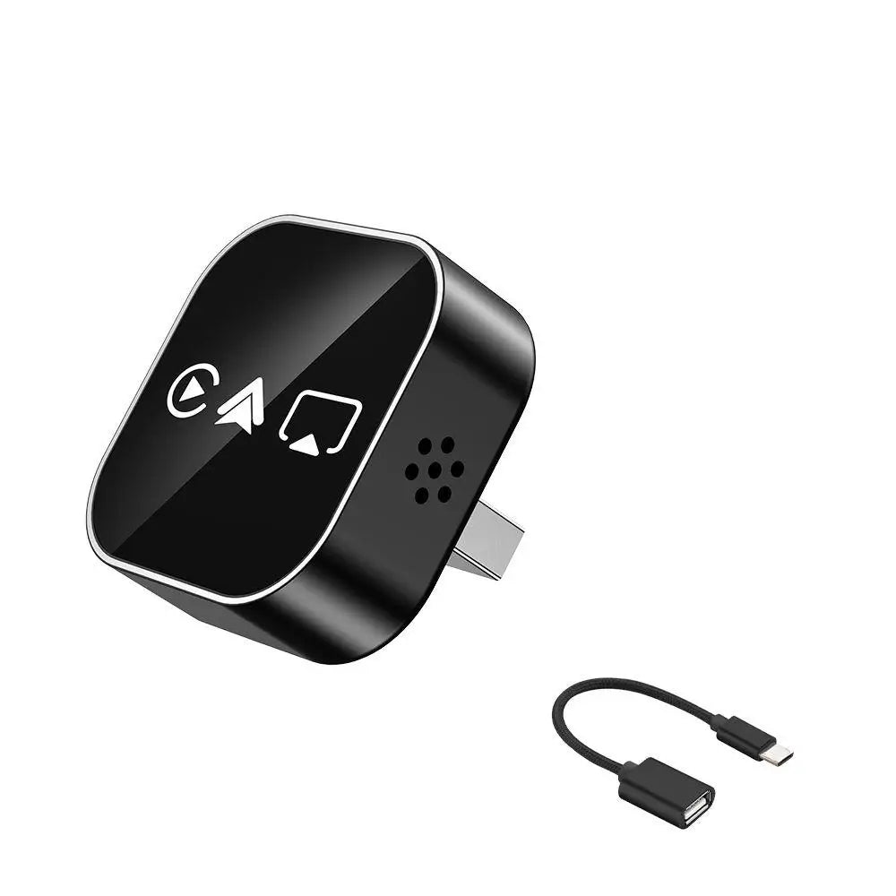 4-in-1 Wireless Carplay Adapter Android Auto Connect Airplay Mirror Link Screen Plug and Play Bluetooth for Apple and Android